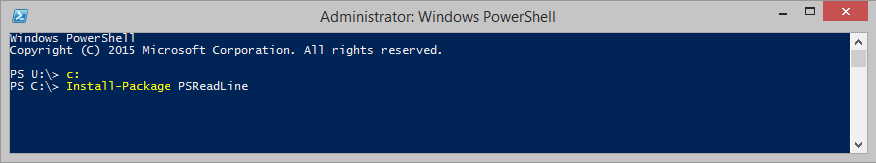 Install-Package PSReadLine