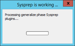 Sysprep generalize phase