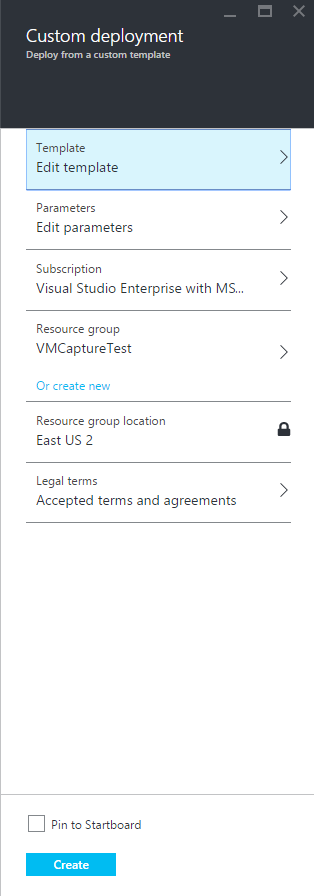 Custom Deployment Ready to deploy template