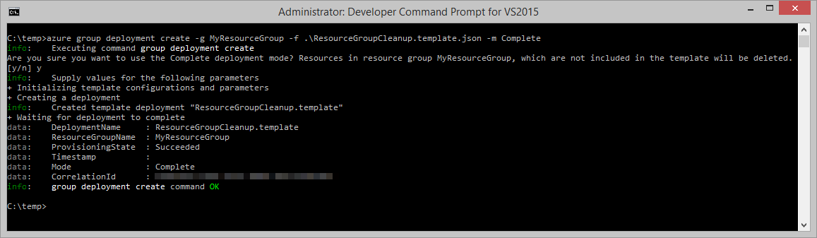 Purge all resources in a resource group using Azure-CLI